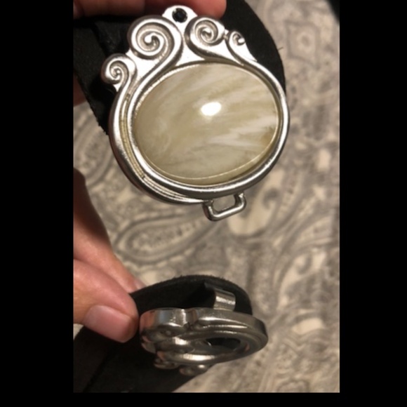 Leather Vanzetti belt, adjustable NEW - Picture 4 of 7